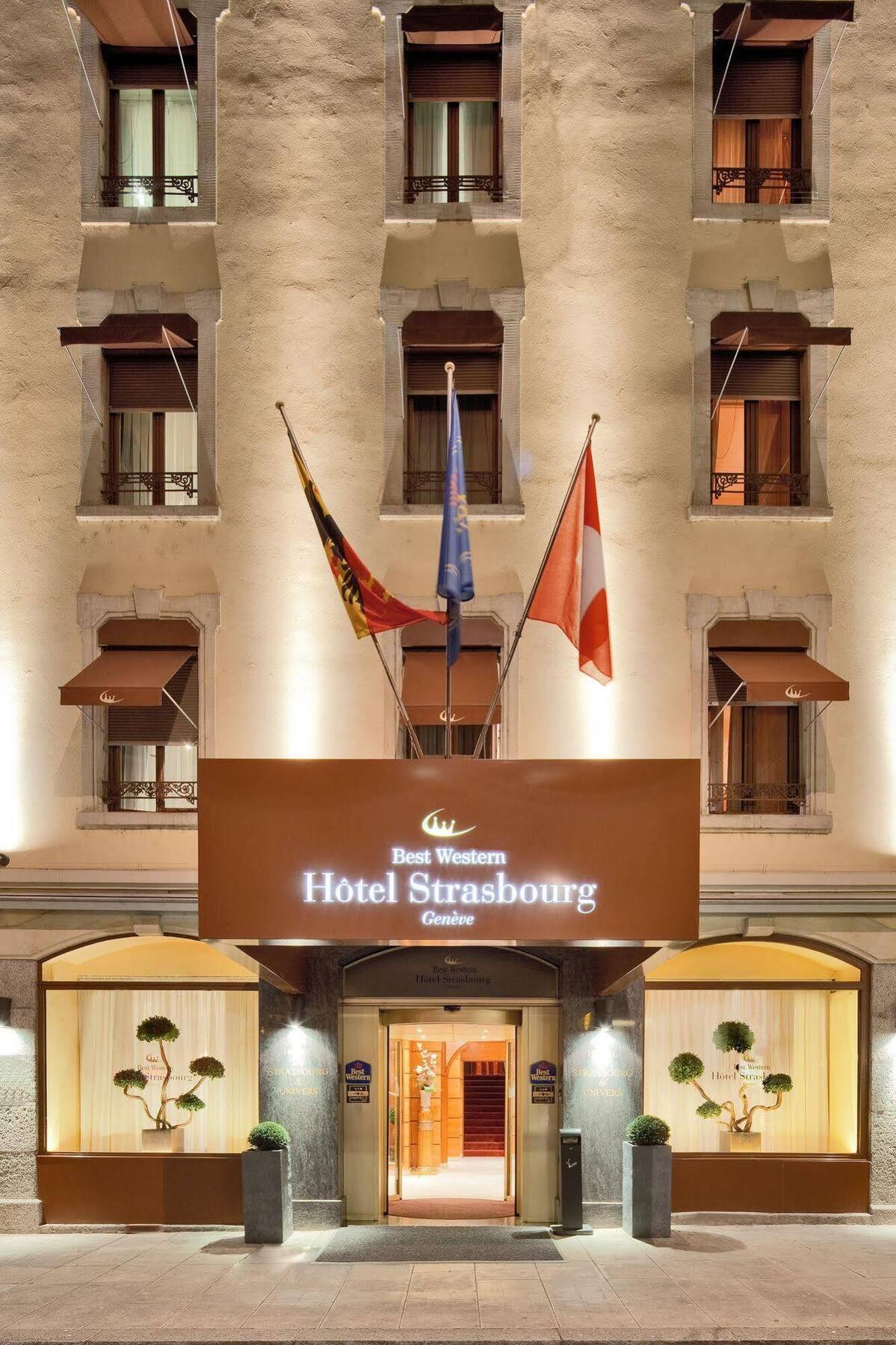 Hotel Strasbourg Женева Экстерьер фото
