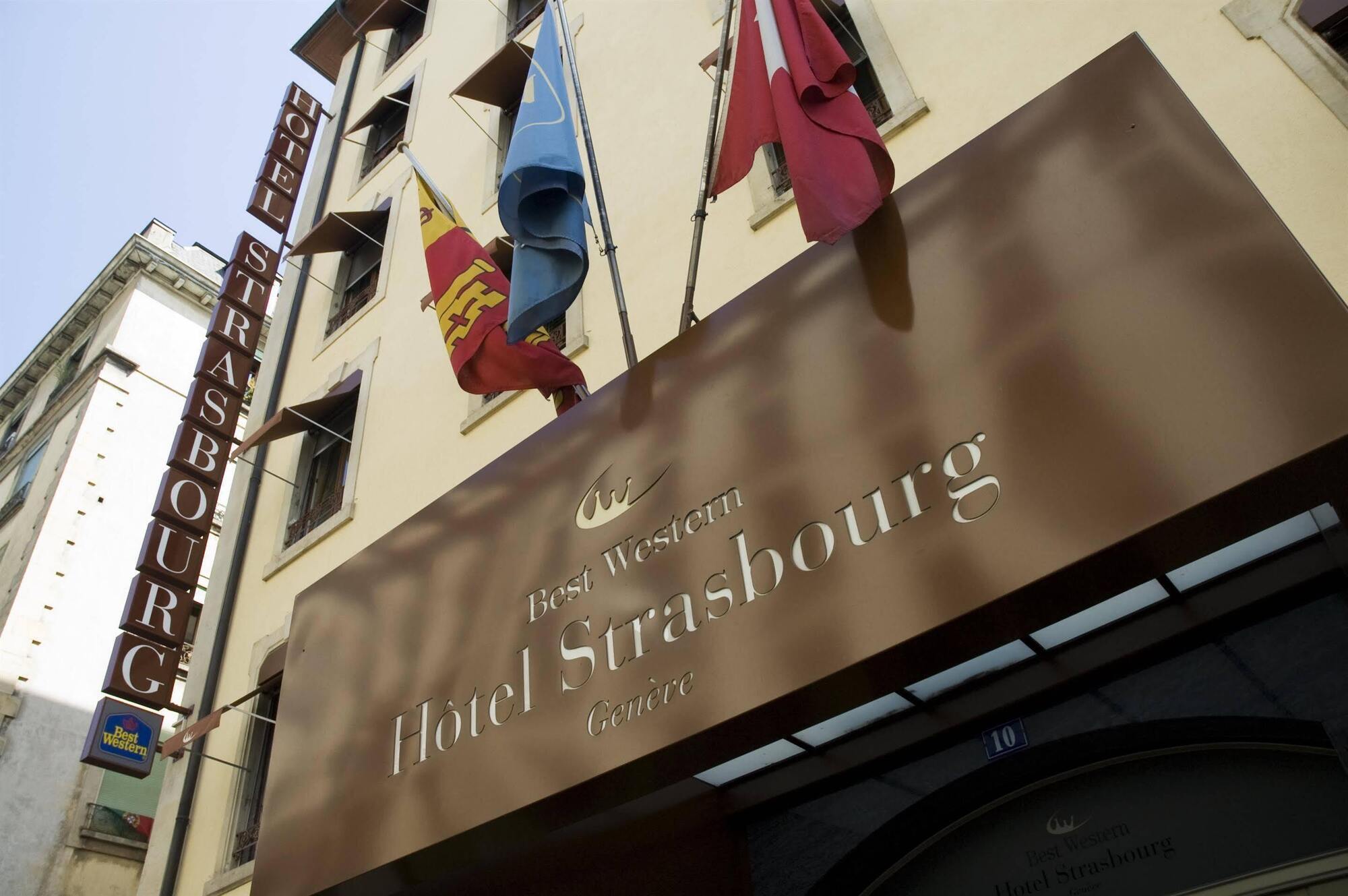 Hotel Strasbourg Женева Экстерьер фото